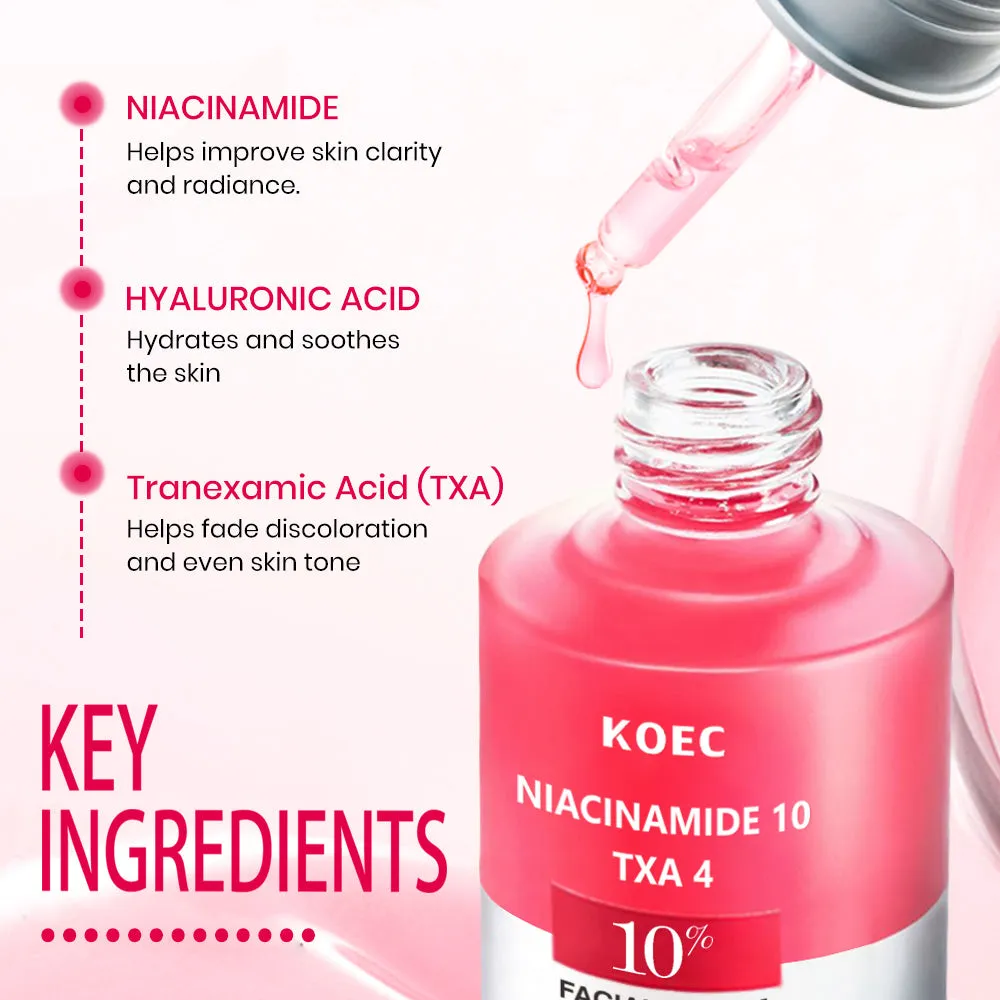 KOEC 3 Color Niacinamide 10+TXA 4 ansigtsserum mørke pletter