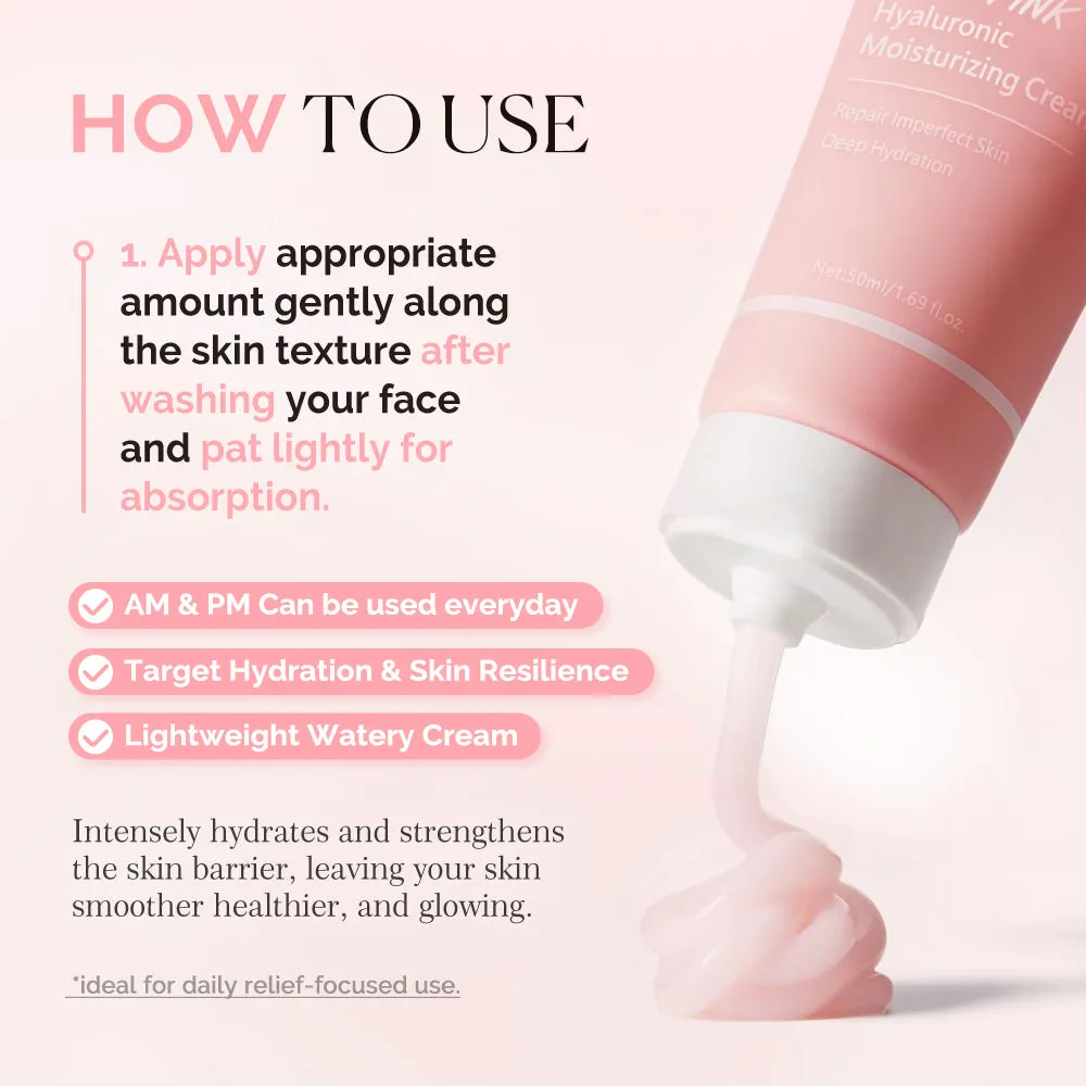 KOEC PDRN PINK Hyaluronic Moisturizing Cream ansigtscreme PDRN