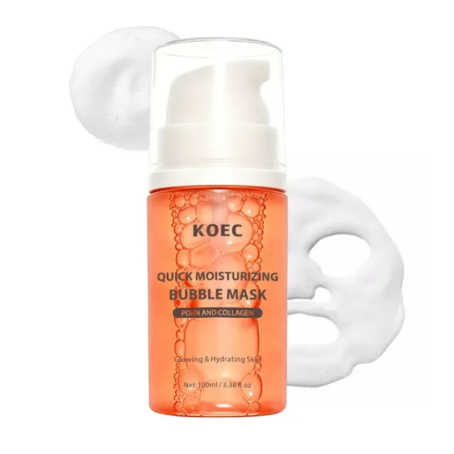 KOEC PDRN Collagen Bubble maske fugtgivende