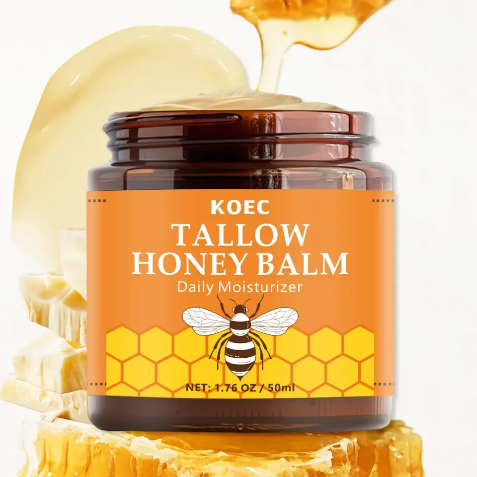 KOEC Tallow Honey Balm Daily Moisturizer Orange fed creme