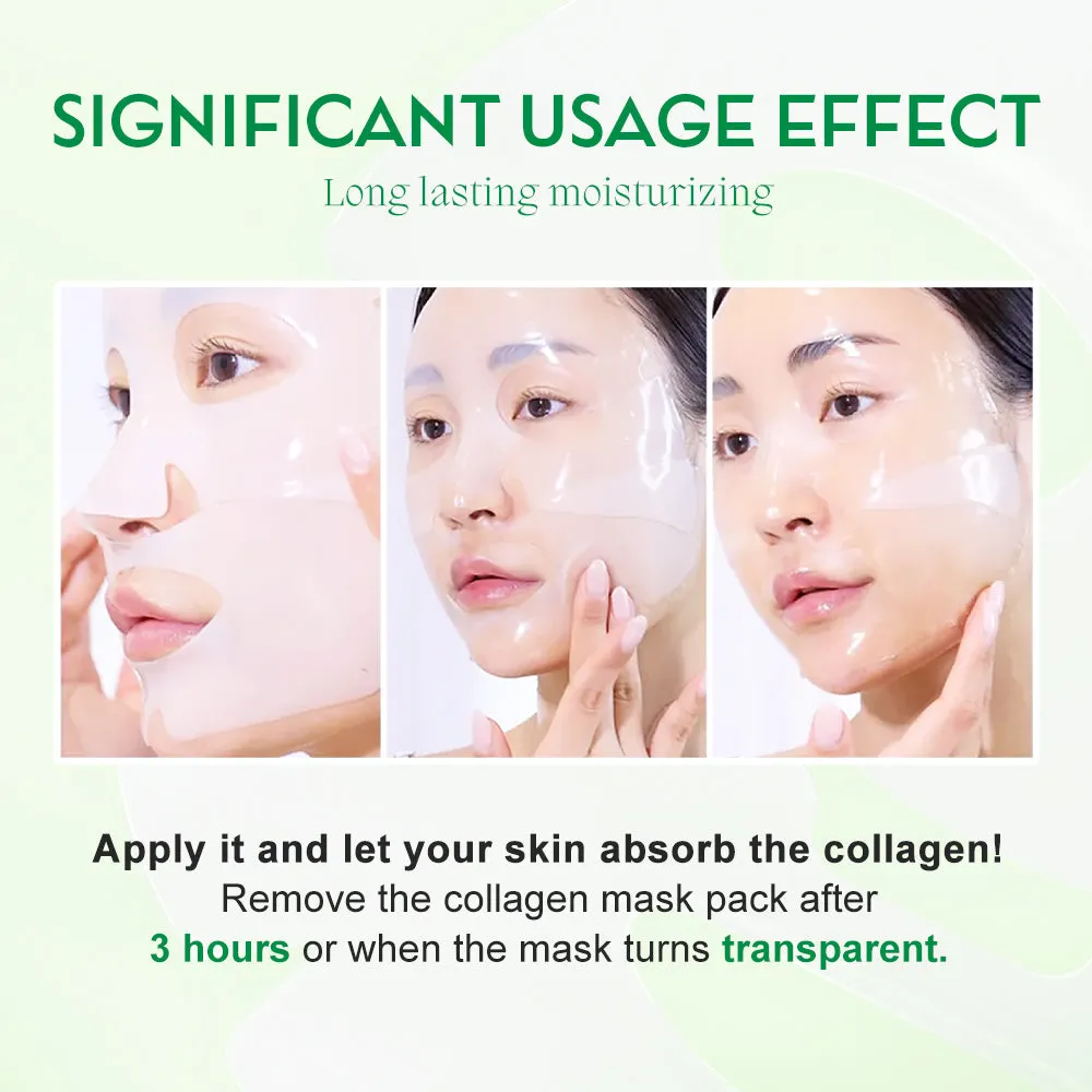 KOEC Deep Collagen Teatree CICA Maske 4 stk fugtgivende