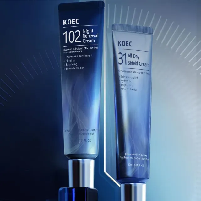 KOEC 31 dagcreme 102 natcreme sæt 2x30ml
