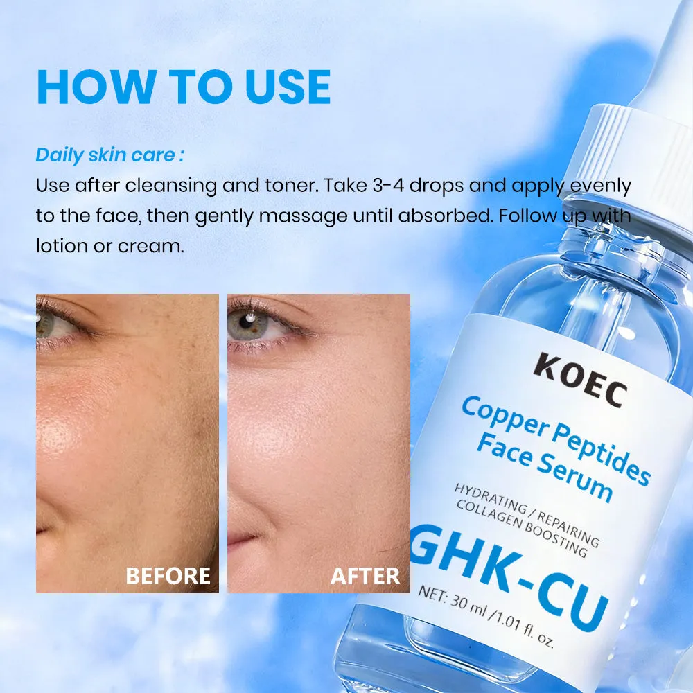 KOEC Copper Peptides Serum ansigtsserum opstrammende