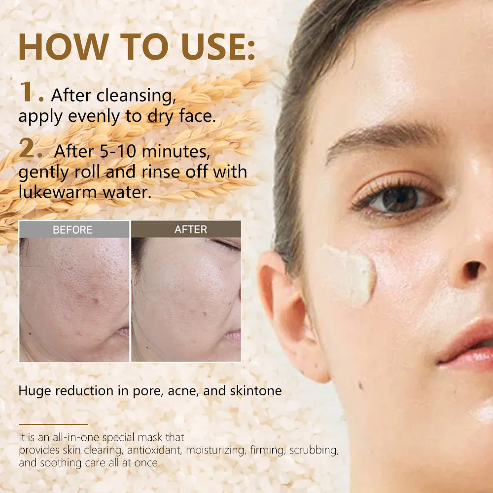 KOEC Rice and Honey Moisture Glow Mask ansigtsmaske ris honning