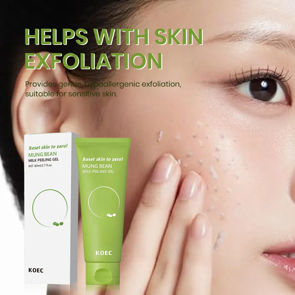 KOEC Mung Bean Milk peeling gel til mat hud