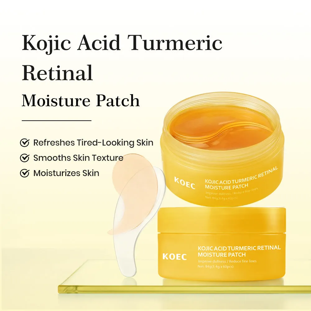 KOEC Kojic Acid Turmeric Retinal moisture patch mod mørke pletter