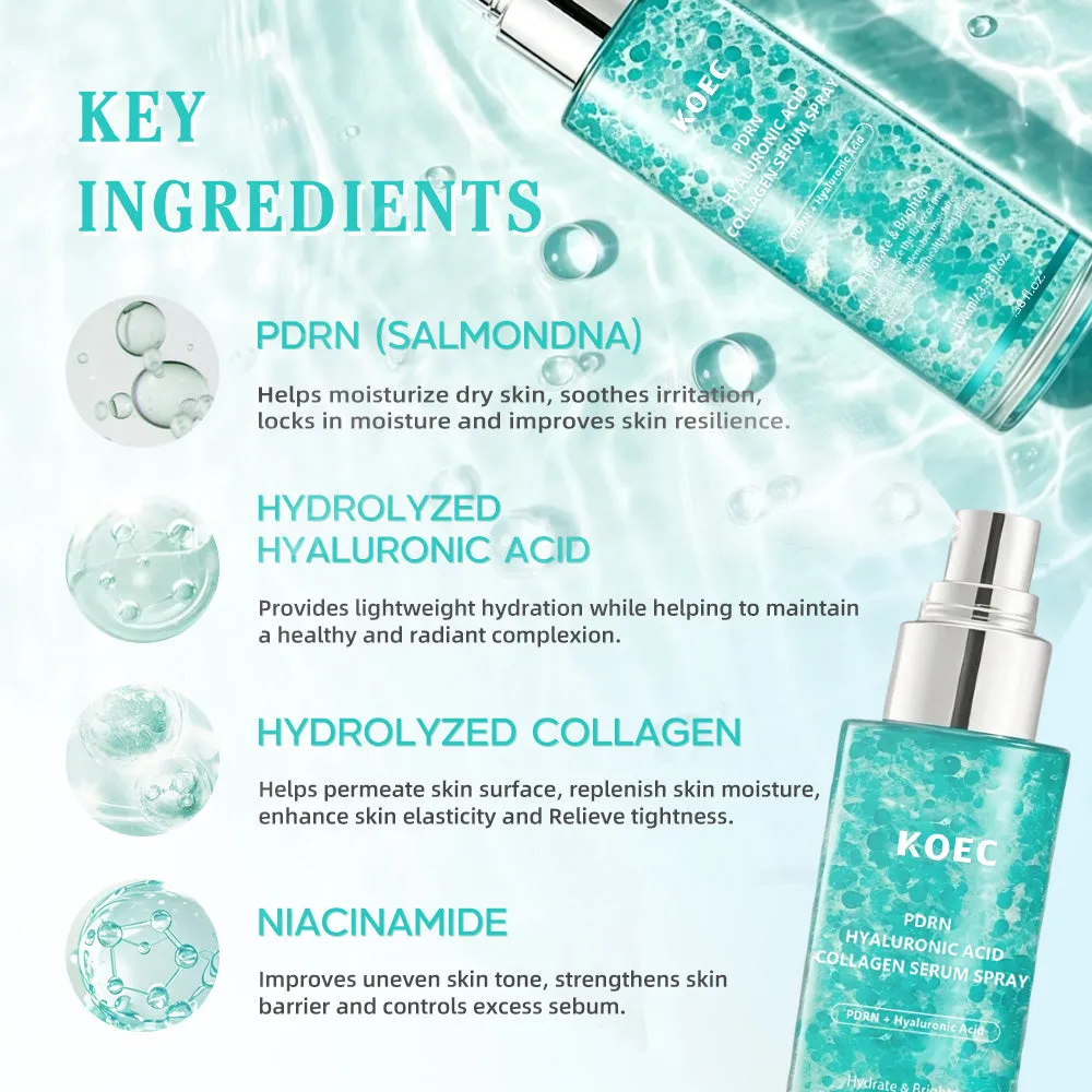 KOEC PDRN Hyaluronic Collagen serum spray fugtmist