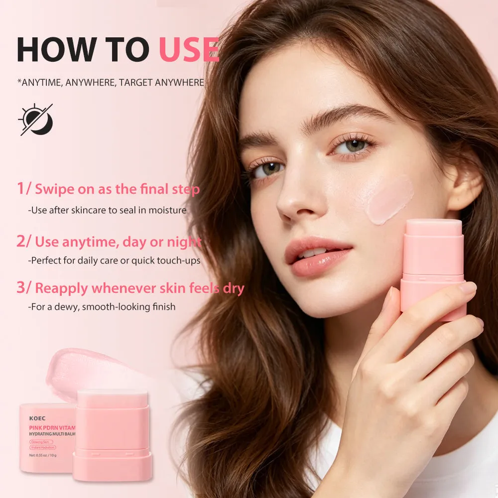 KOEC PDRN Pink Vitamin multibalm pink glow