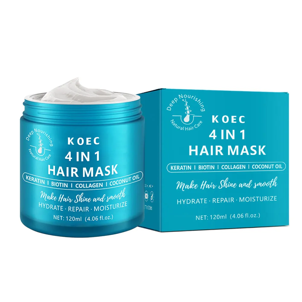 KOEC 4 in 1 Hair Mask hårmaske med keratin