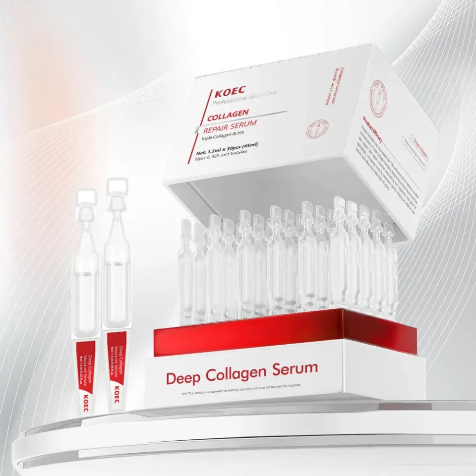 KOEC Collagen Repair ansigtsserum 30 kapsler fugt