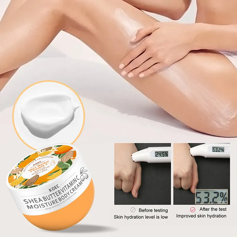 KOEC Shea Butter Vitamin C Moisture bodycreme 1 stk 24h fugt