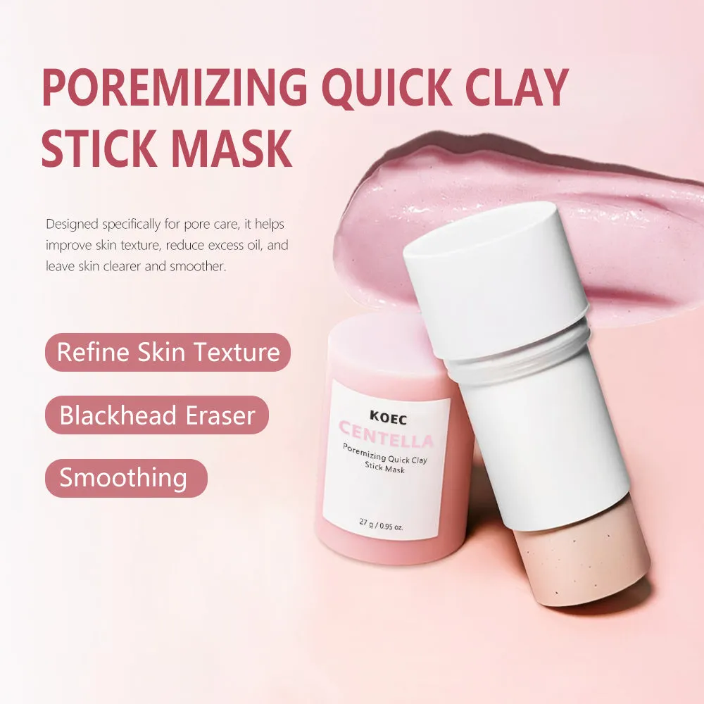 KOEC Centella Poremizing lermaske stick mod porer