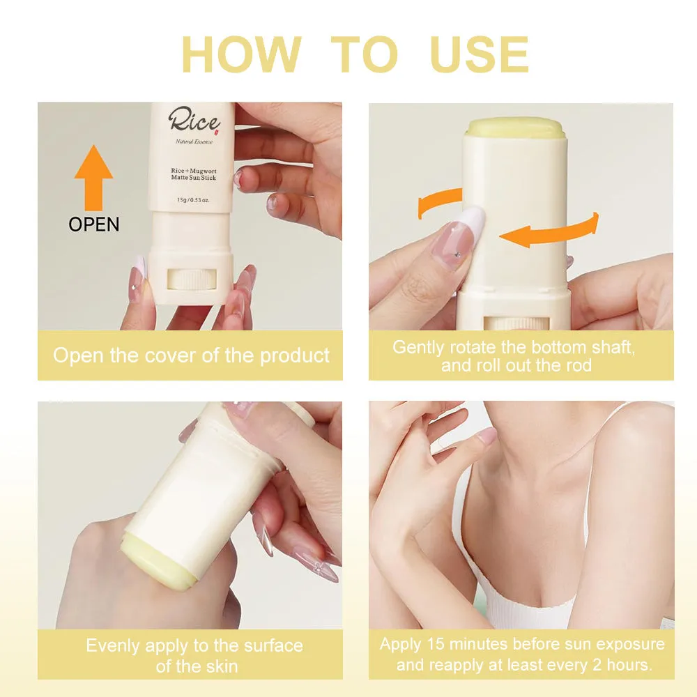 KOEC Rice Matte solstift SPF 50+ 1 stk til ansigt