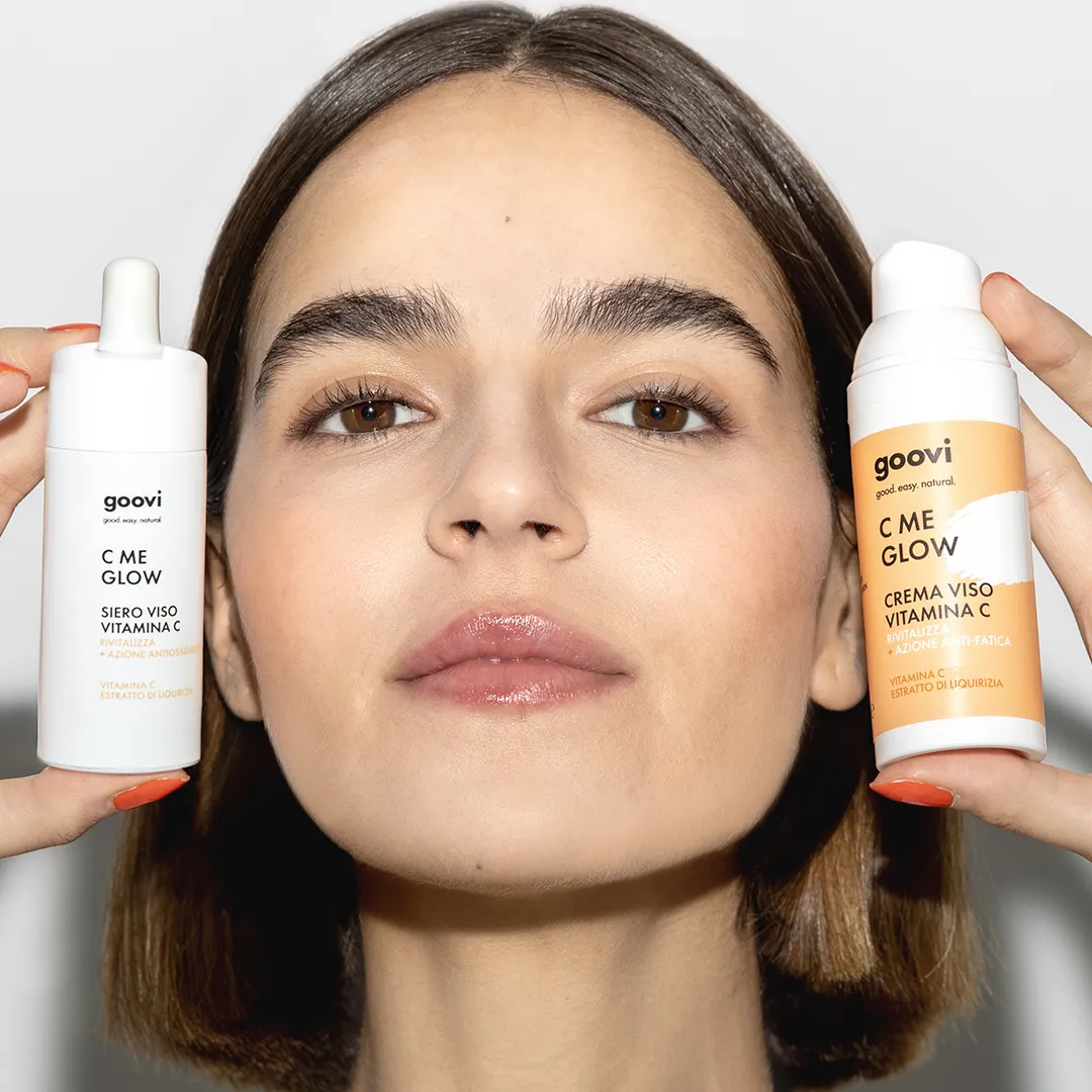 goovi C Me Glow serum- og cremesaet C-vitamin
