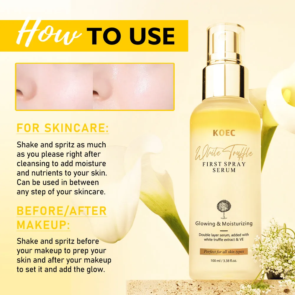 KOEC White Truffle spray serum mist White Truffle fugt
