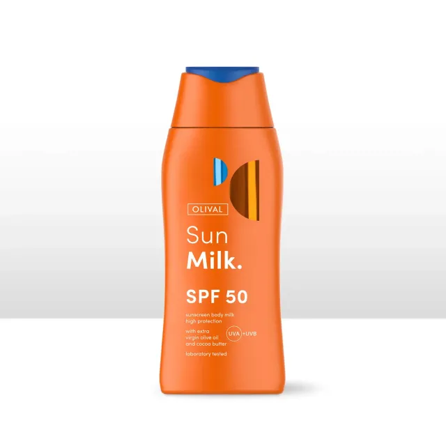 Olival SunMilk solmælk SPF 50 uden hvide mærker