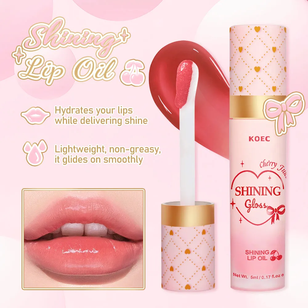 KOEC Cherry Juicy læbesæt balm+olie kirsebærduft