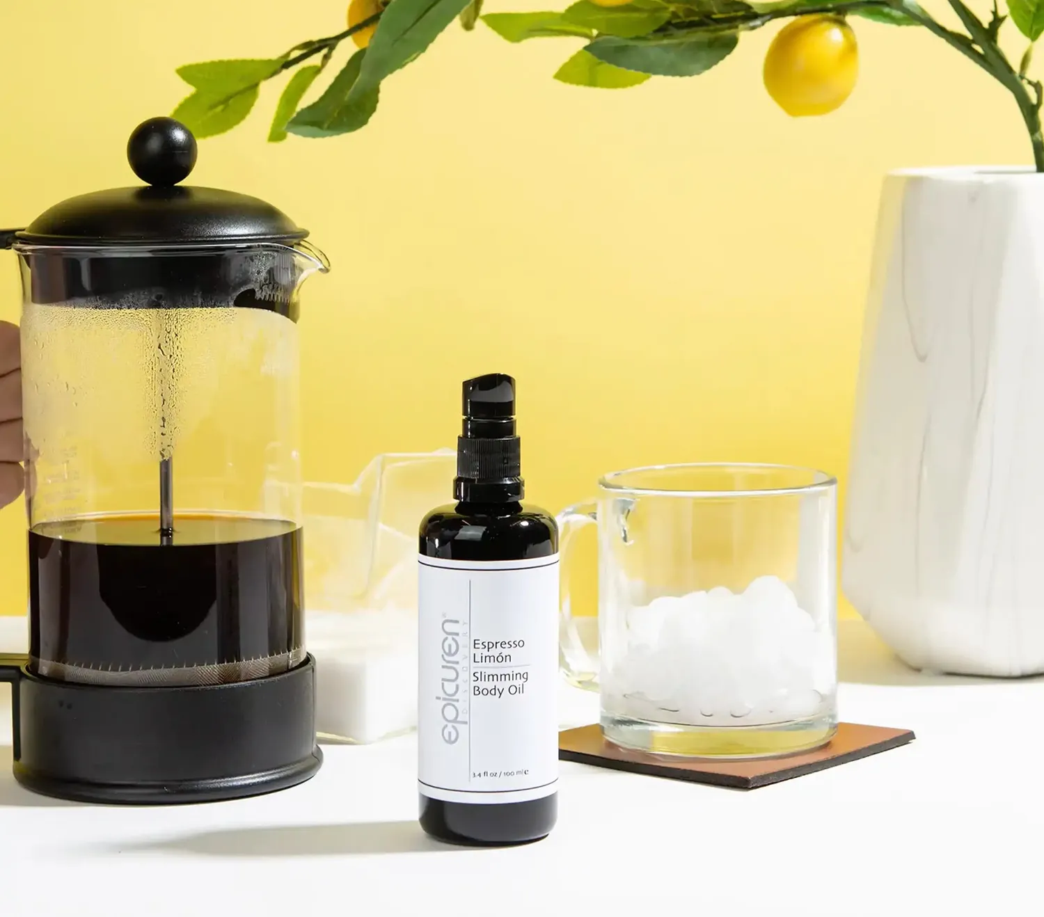 Epicuren Espresso Limon Slimming Oil kropsolie til alle hudtyper