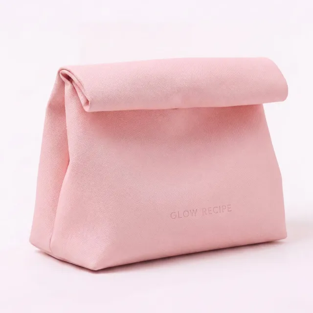 Glow Recipe The Roll Bag toilettaske pink vegansk