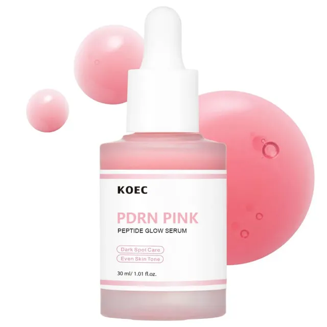 KOEC Pink PDRN ansigtsserum glød 5 peptider