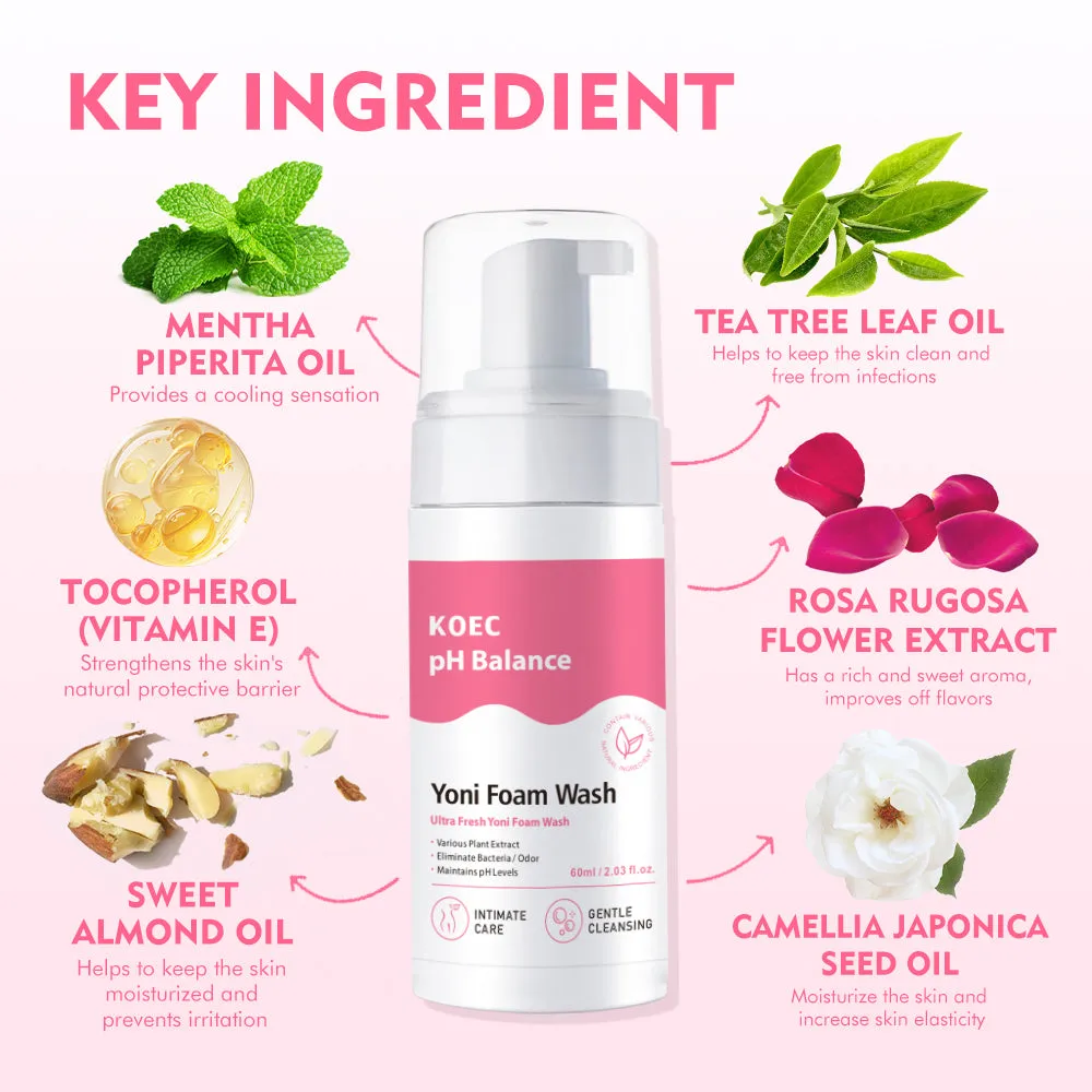 KOEC Ultra Fresh intimvask skum pH