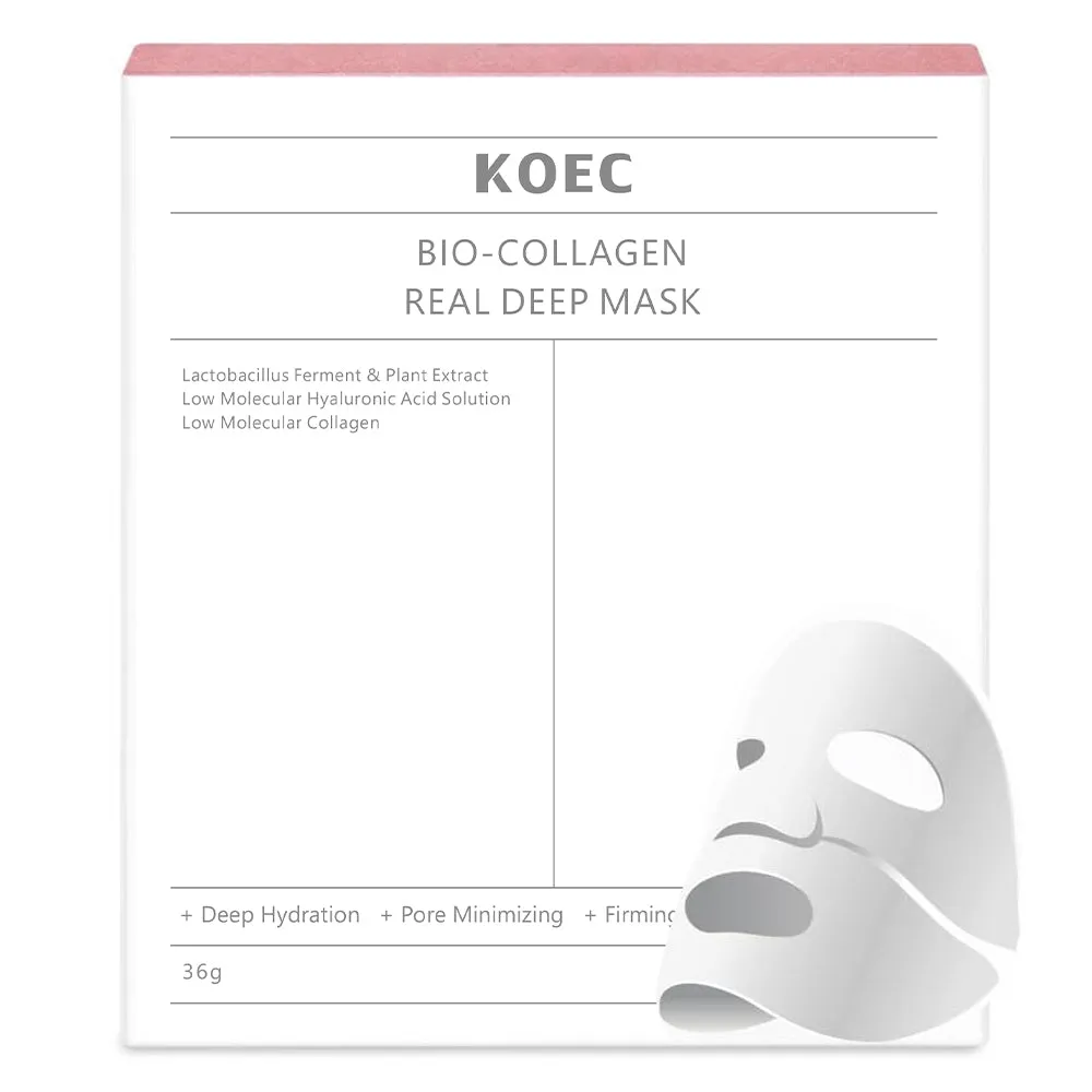KOEC Bio-Collagen Real Deep Maske 4 stk til fugt