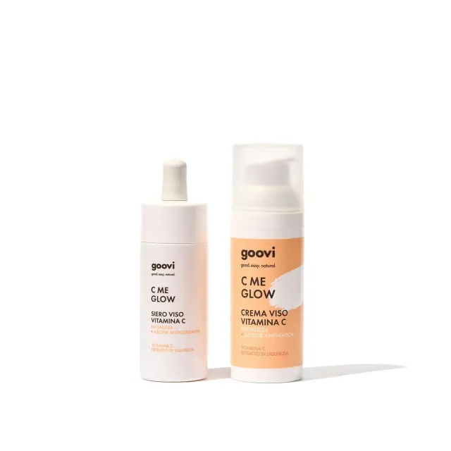 goovi C Me Glow serum- og cremesaet C-vitamin