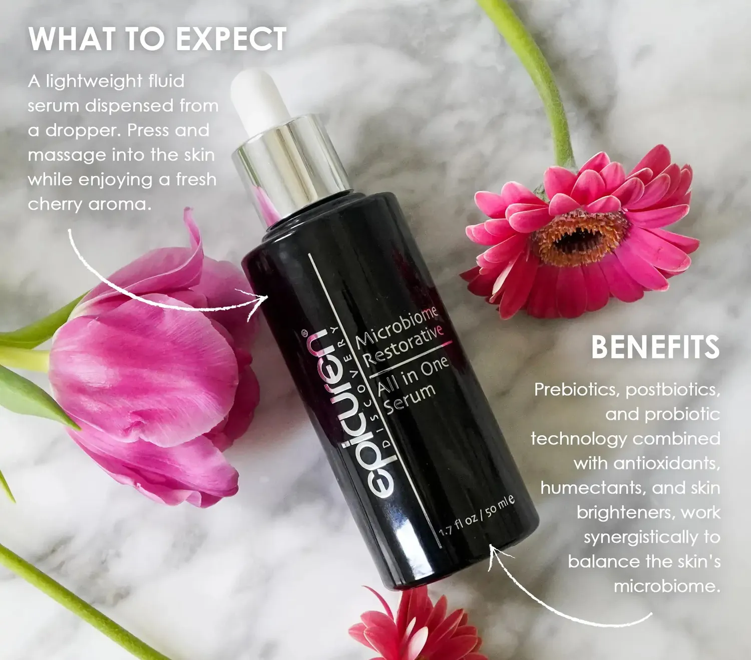 Epicuren Microbiome Restorative Serum ansigtsserum sensitiv hud