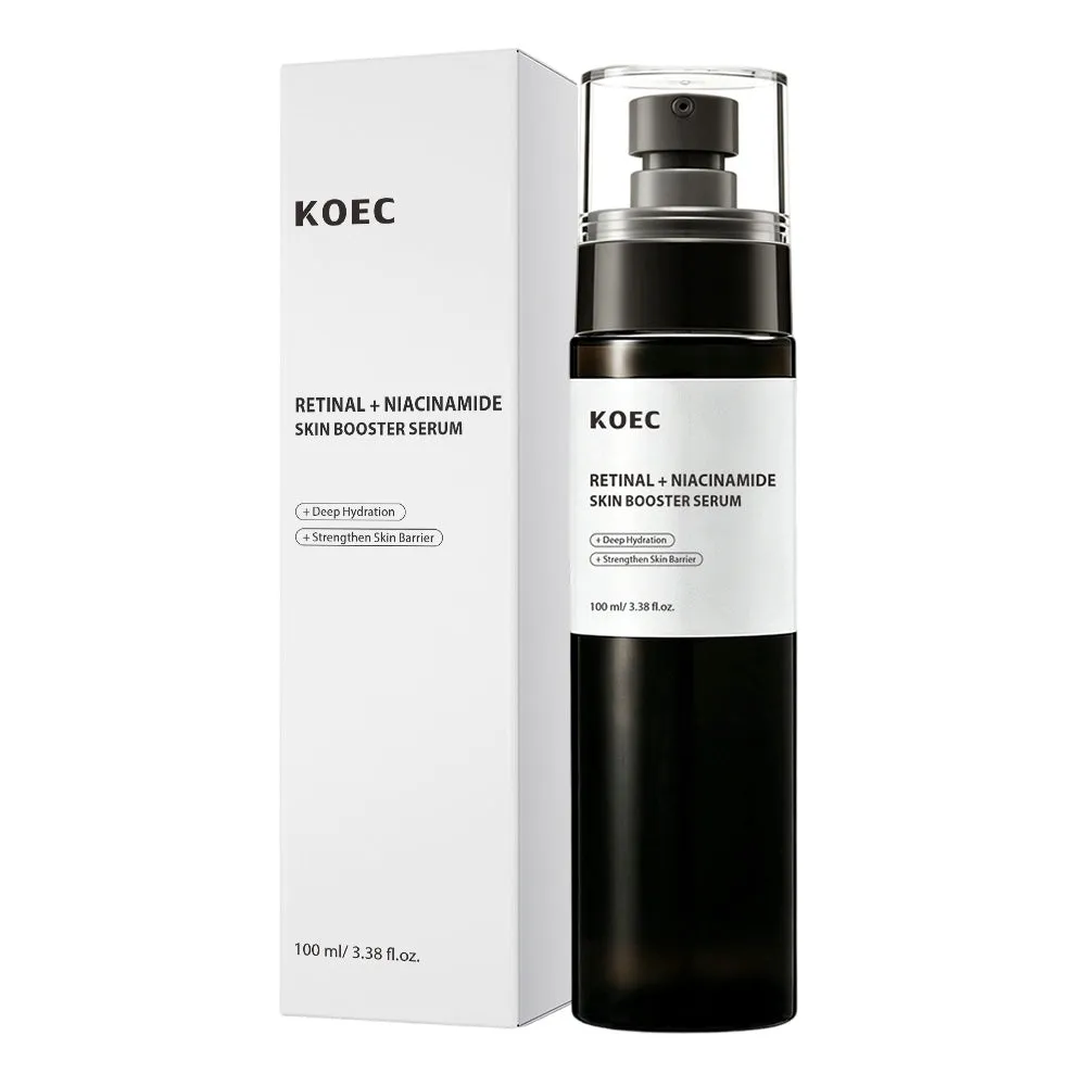 KOEC Retinal Niacinamide Skin Booster serum mod porer