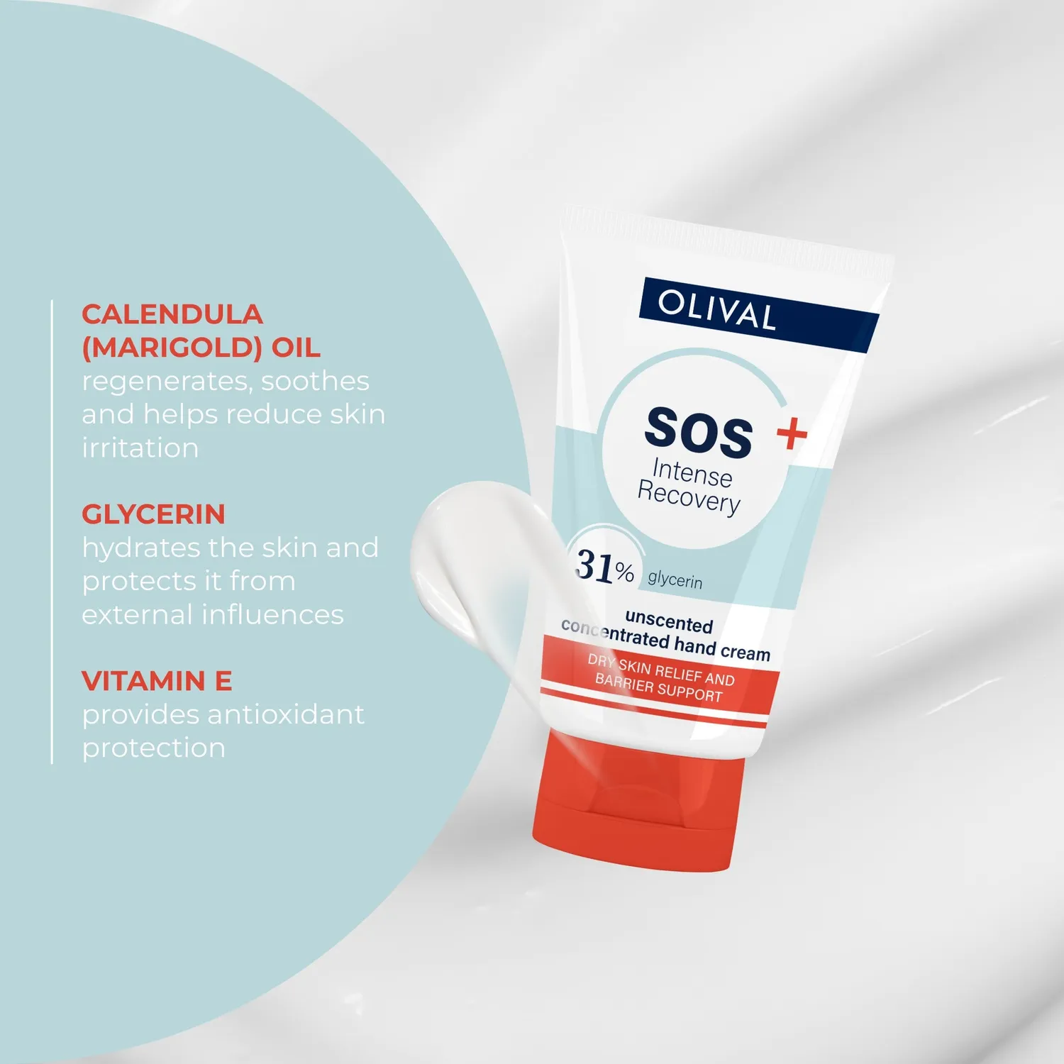 Olival Professional SOS håndcreme intens 31% glycerin