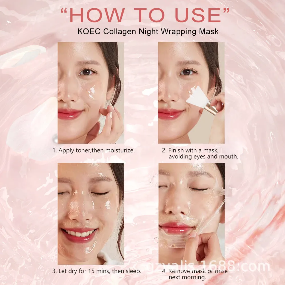 KOEC Collagen Night Wrapping Mask natmaske 1 stk kollagen