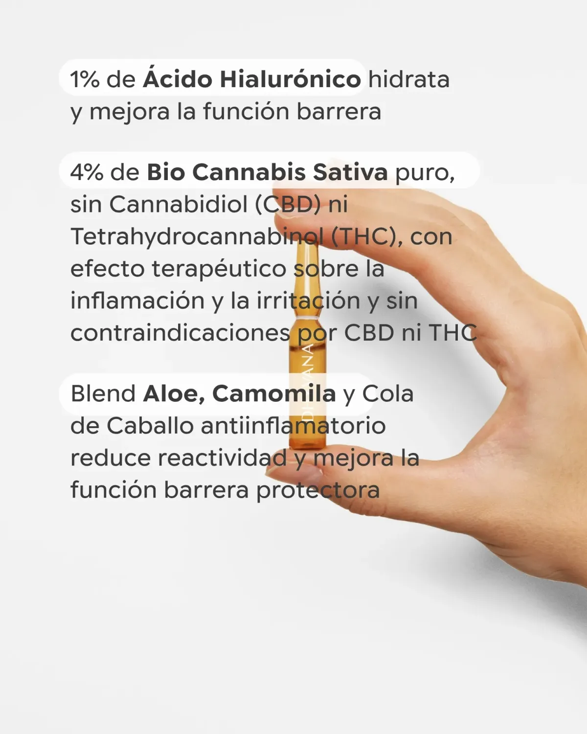 Dhyvana Pure Cannabis serum sensitiv hud rødme