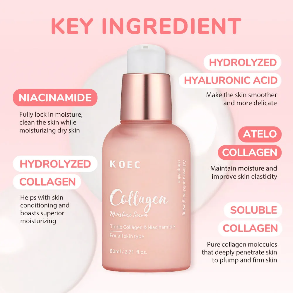 KOEC Triple Collagen Facial Serum ansigtsserum elasticitet