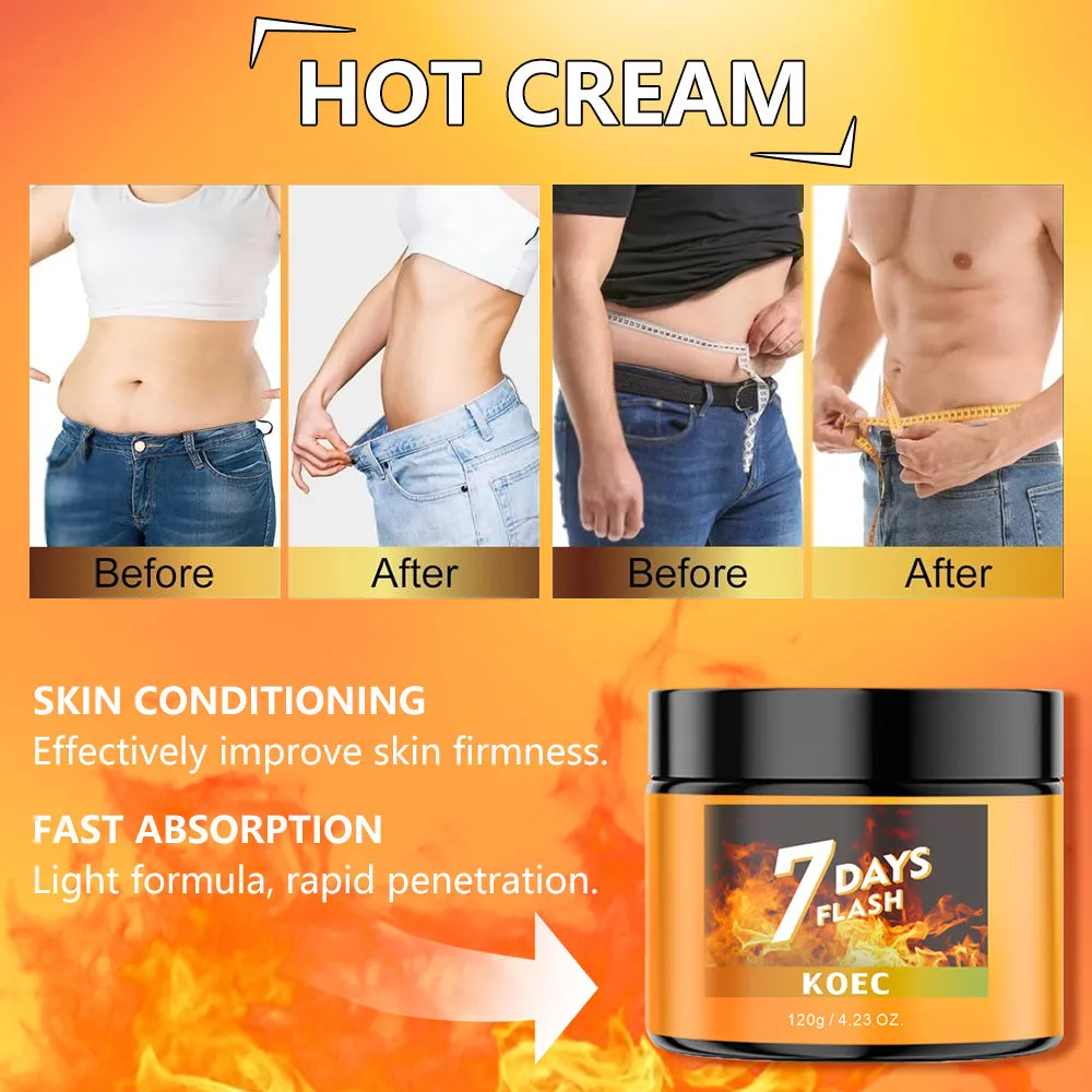 KOEC 7 Days Flash Hot Sweat kropscreme fasthed