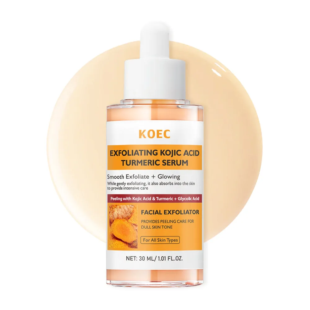 KOEC Kojic Acid Turmeric hudplejesæt mod mørke pletter