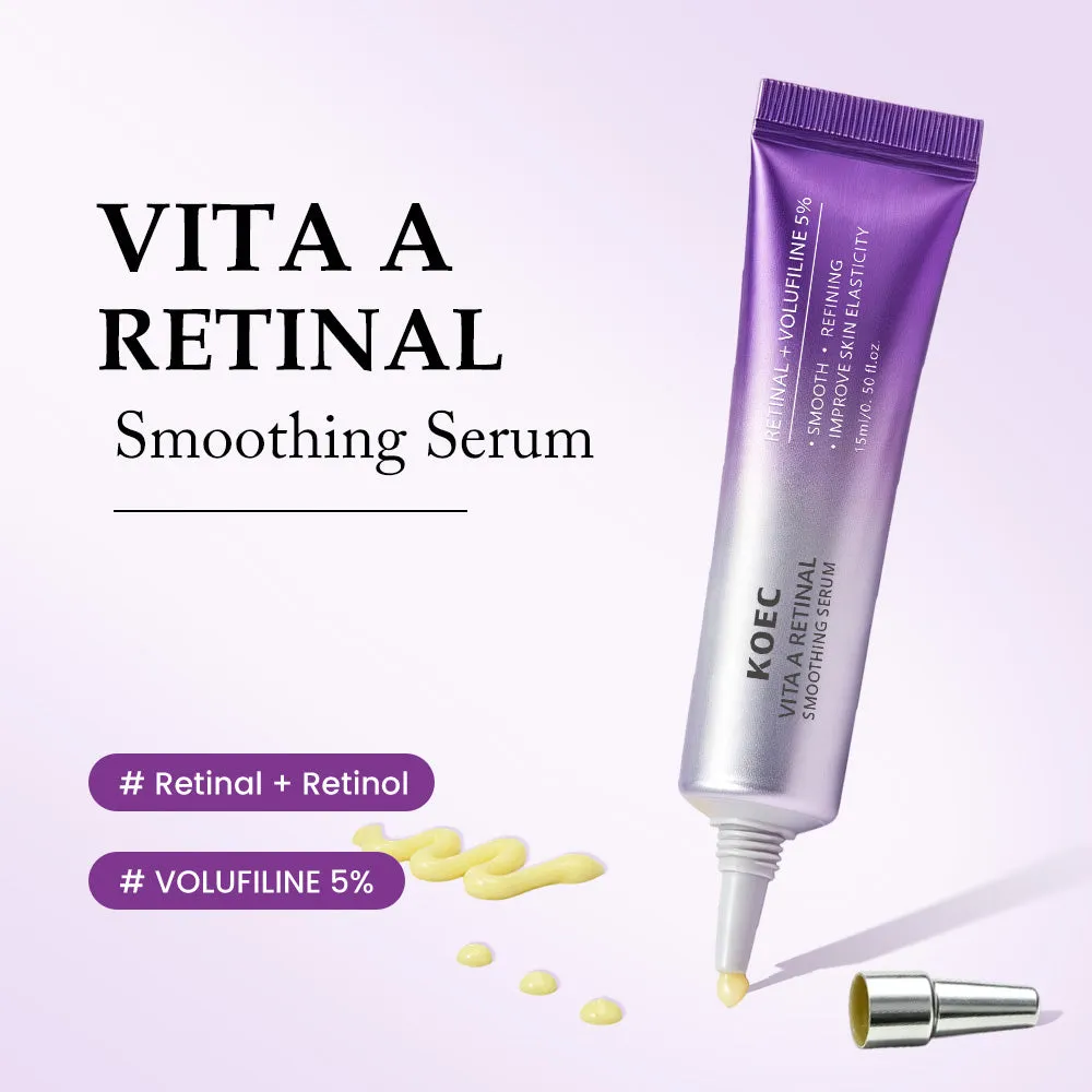 KOEC Vita A Retinal Smoothing serum mod fine linjer