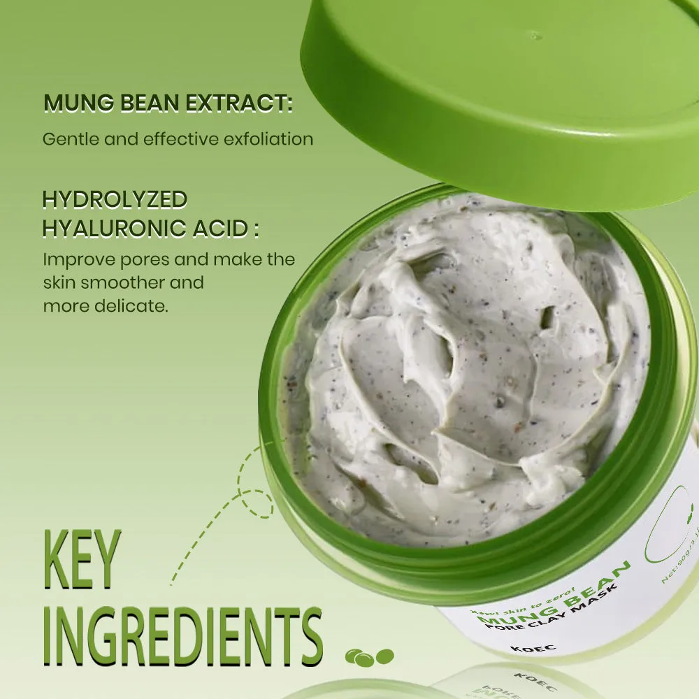 KOEC Mung Bean lermaske til porer
