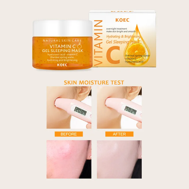KOEC Vitamin C natmaske gel 150 g fugtgivende