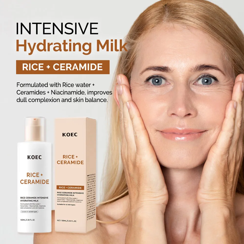 KOEC Rice Ceramide Intensive ansigtsmælk 100 ml fugt