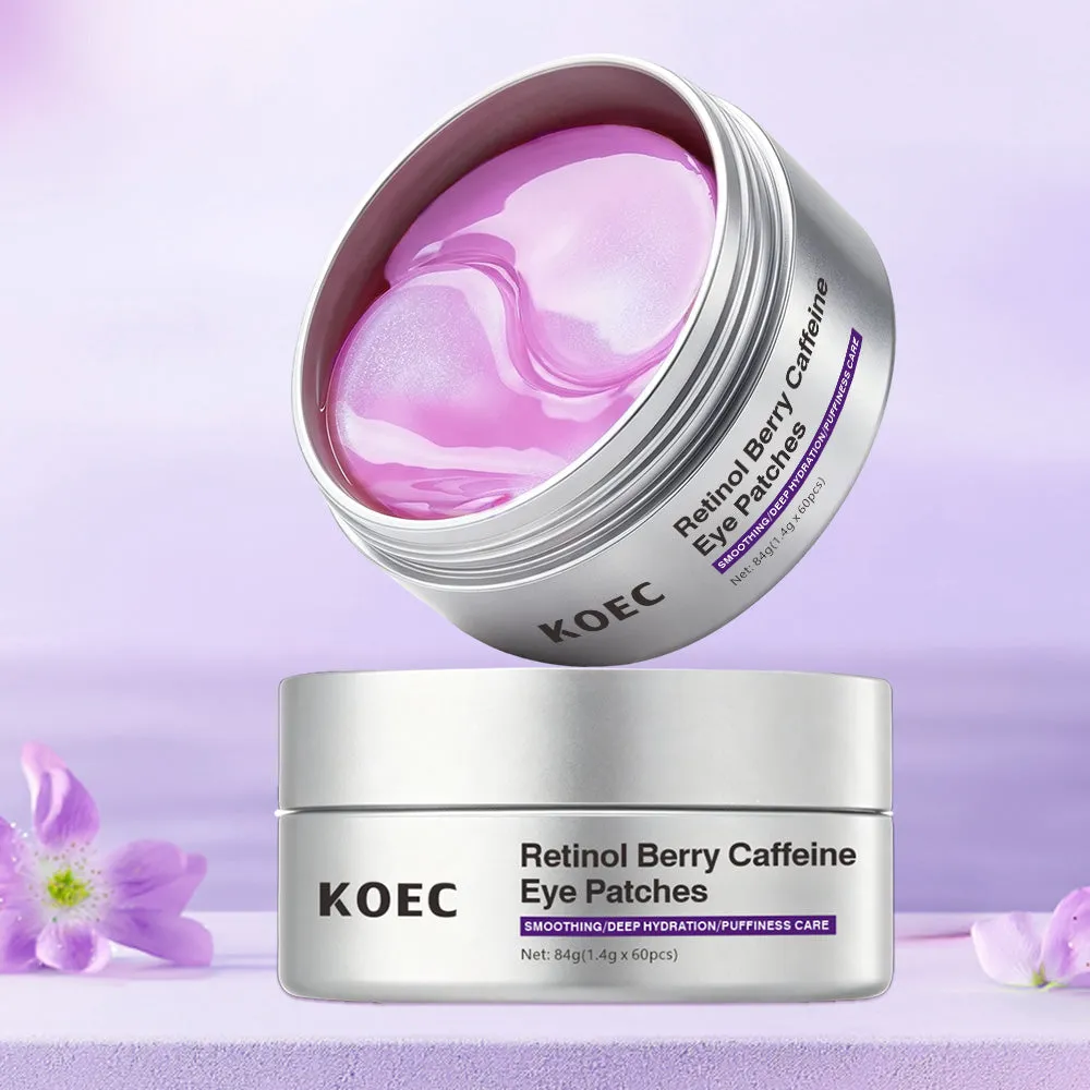 KOEC Retinol Berry Caffeine øjenmaske mod hævelse