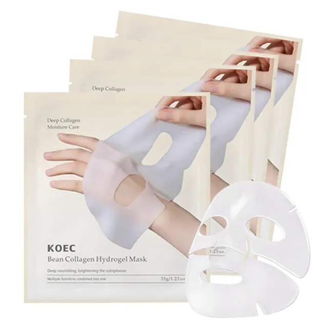 KOEC Bean Collagen ansigtsmaske fugt 1 stk nat