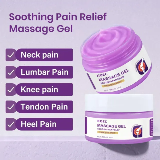 KOEC Pain Relief massagegel til led og muskler