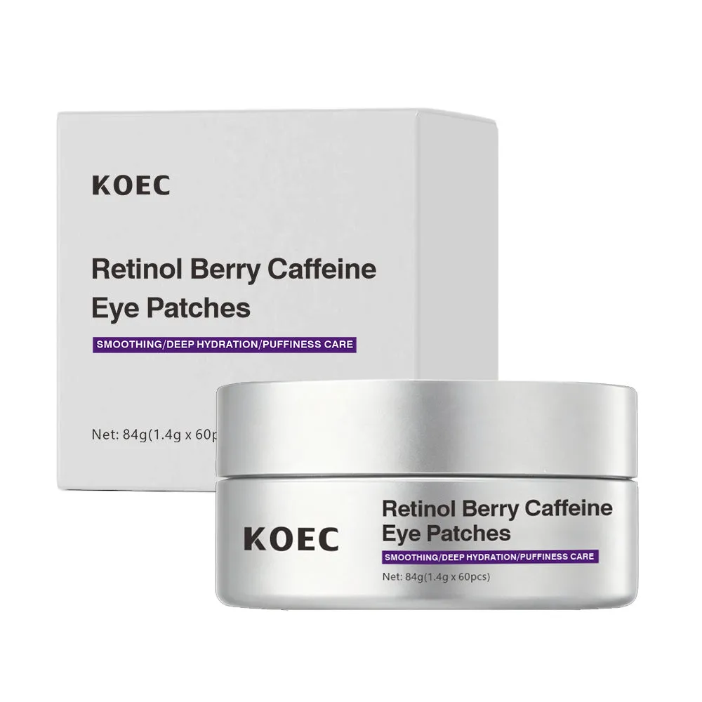 KOEC Retinol Berry Caffeine øjenmaske mod hævelse