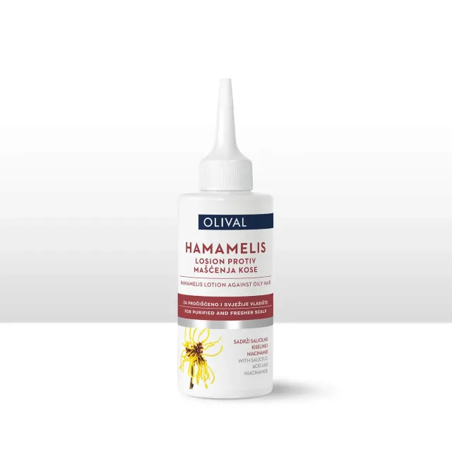 Olival Hamamelis hårlotion mod fedtet hår