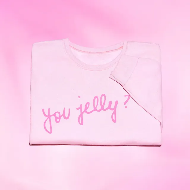 Glow Recipe You Jelly sweatshirt small pink bomuld