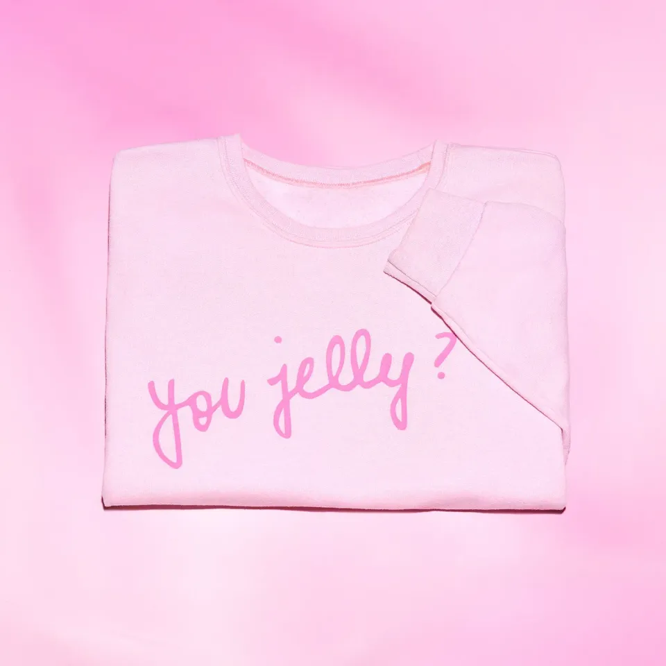 Glow Recipe You Jelly sweatshirt small pink bomuld