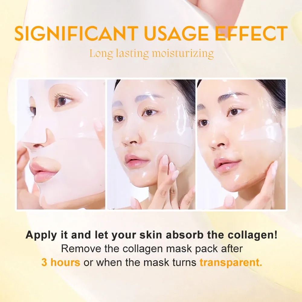 KOEC VC Niacinamide Collagen ansigtsmaske 4 stk fugtgivende