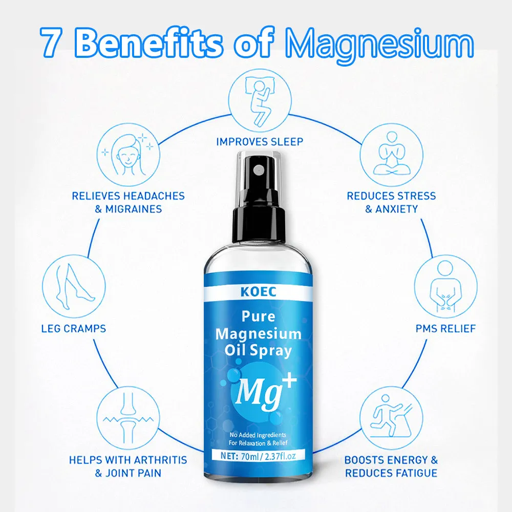 KOEC Pure Magnesium Oil bodyspray restituion