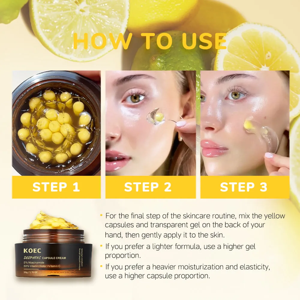 KOEC Deep Vita C kapselcreme C-vitamin 1 stk