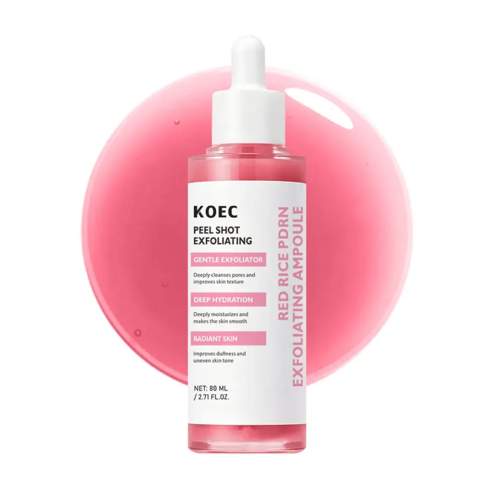 KOEC Red Rice PDRN Exfoliating Ampul mild peeling til tør hud